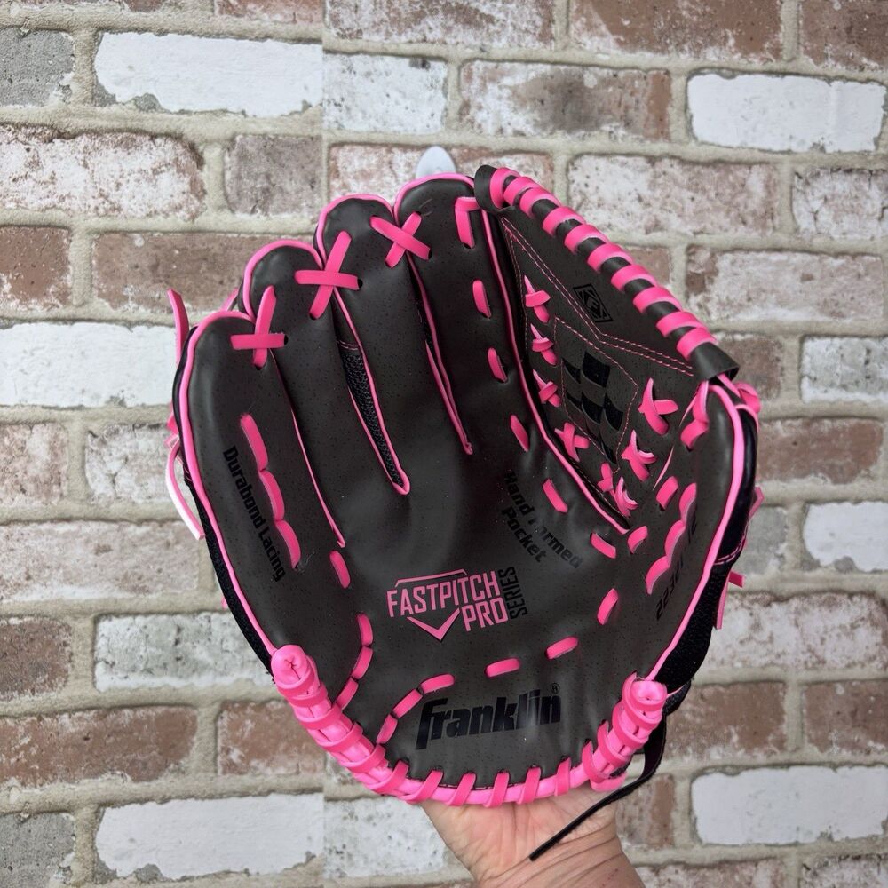 Franklin 22321 Fastpitch 12” Pro Series Pink Softball Glove Right Hand Throw RHT